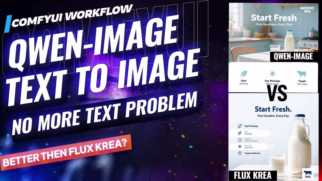 How to Use Qwen-Image in ComfyUI (And Why It Beats Flux Krea) Step 1