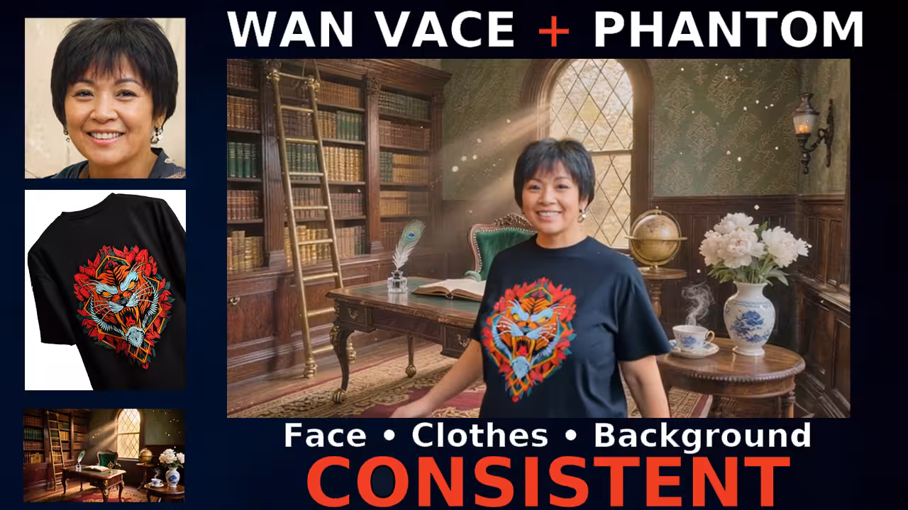 Wan Vace Advanced Workflow: How to Keep Faces, Clothes & Backgrounds Consistent