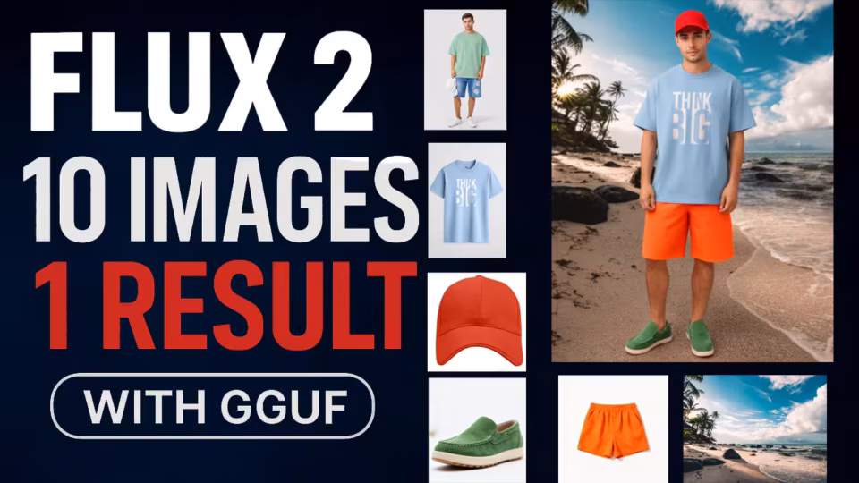 Flux 2 ComfyUI Workflows: 10 Images, GGUF, Low VRAM Guide