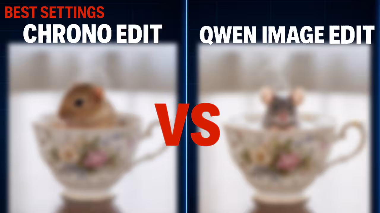 ChronoEdit ComfyUI Workflow: Compare with Qwen Image Edit 2509