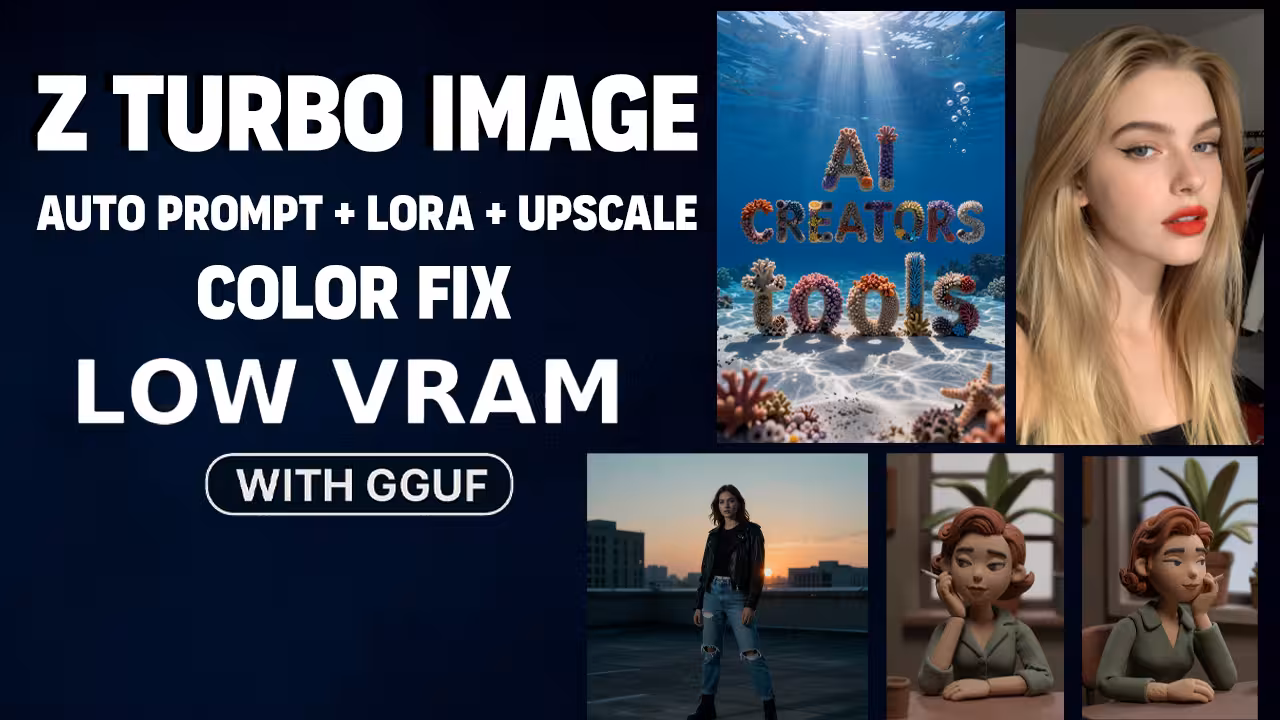 Z Image Turbo ComfyUI Workflow Guide: LoRA, GGUF & Upscale