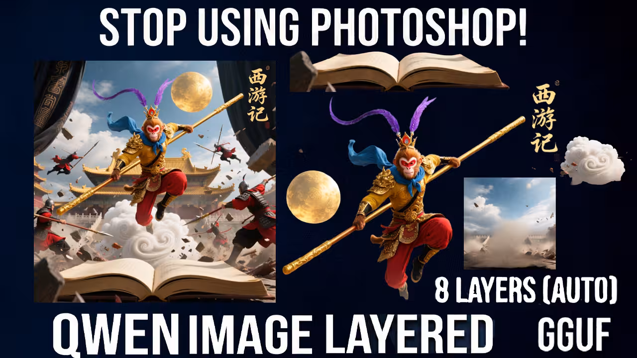 How To Use Qwen Image Layered Model. The Best Alternative To Photoshop