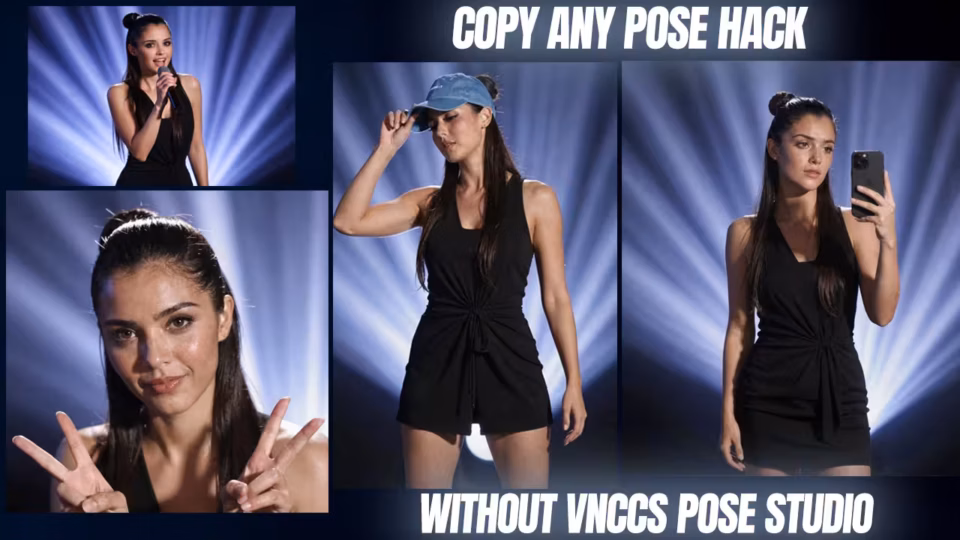 How to Fix Qwen 2511 Plastic Skin & Extract Poses with VNCCS (ComfyUI) Step 1