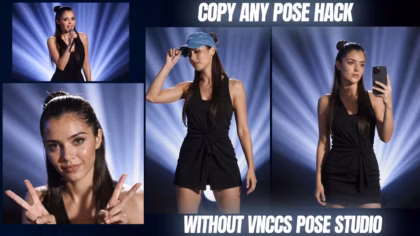 How to Fix Qwen 2511 Plastic Skin & Extract Poses with VNCCS (ComfyUI) Step 1