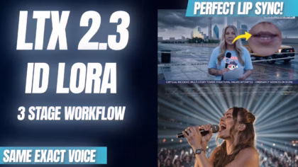 How I Build Perfect AI Lip sync With LTX 2.3 and ID-LoRA Step 1