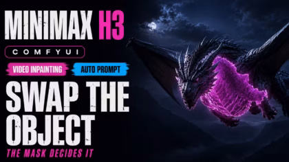 MiniMax H3 Video Inpainting in ComfyUI: Replace Moving Objects with Masks Step 1